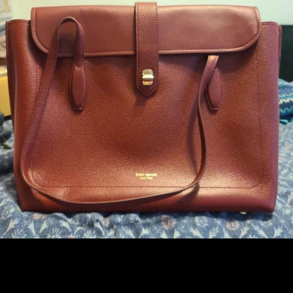 kate spade Handbags - Brand New Kate Spade Large Essential Work Tote – Piont Noir (Wine Red)